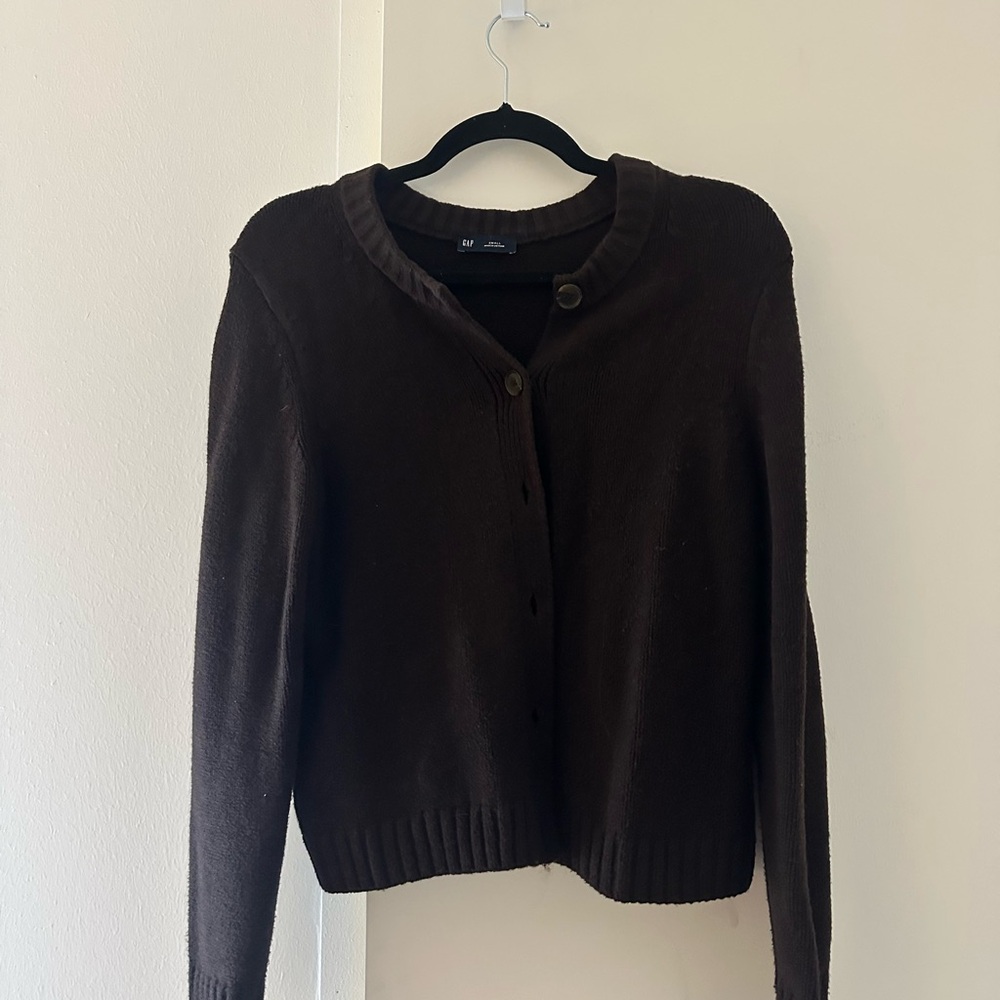 GAP Dark Brown Women's Cardigan Sweater